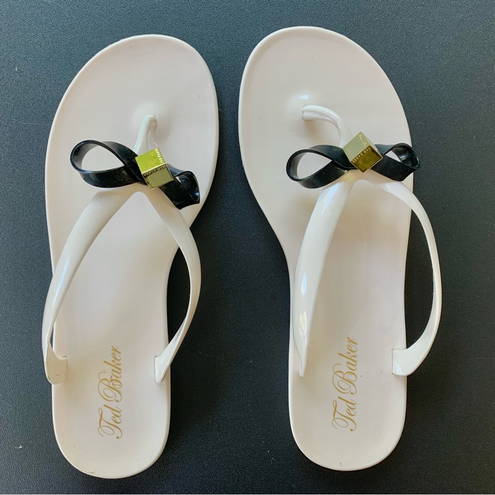 Ted baker jelly bow flip flop